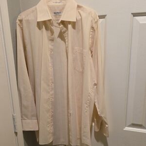 Yves Saint Laurent Men's Beige Dress Shirt